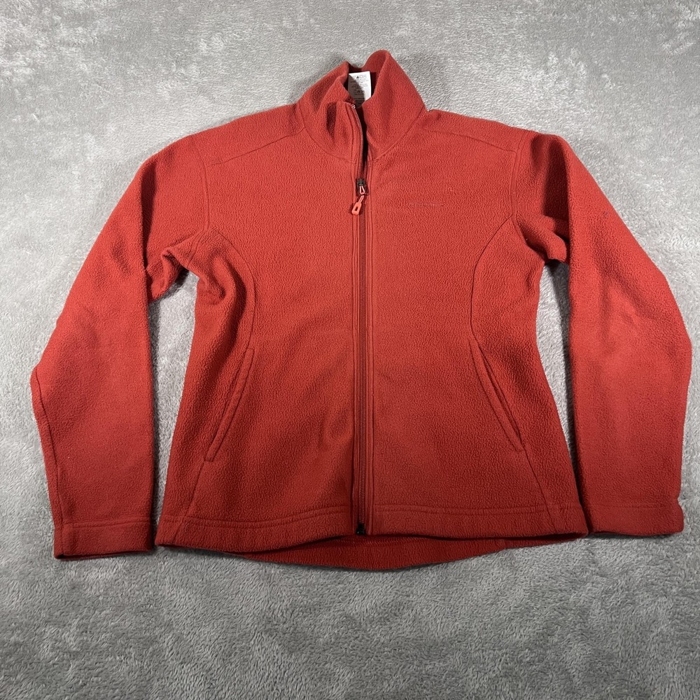 Patagonia Synchilla‎ Jacket Womens Small Red Fleece Full Zip Stand Collar Warm